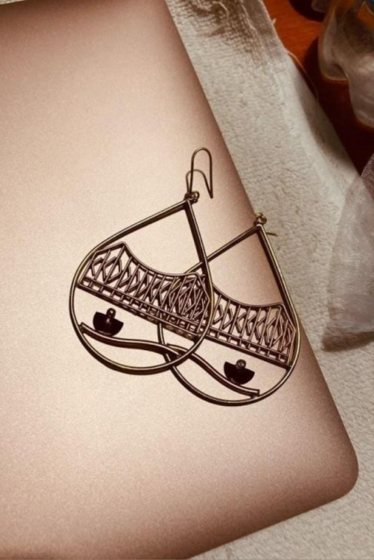 HOWRAH-BRIDGE EARRINGS
