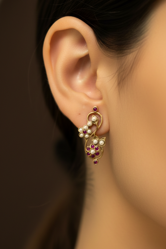 Chandni studs (brass)
